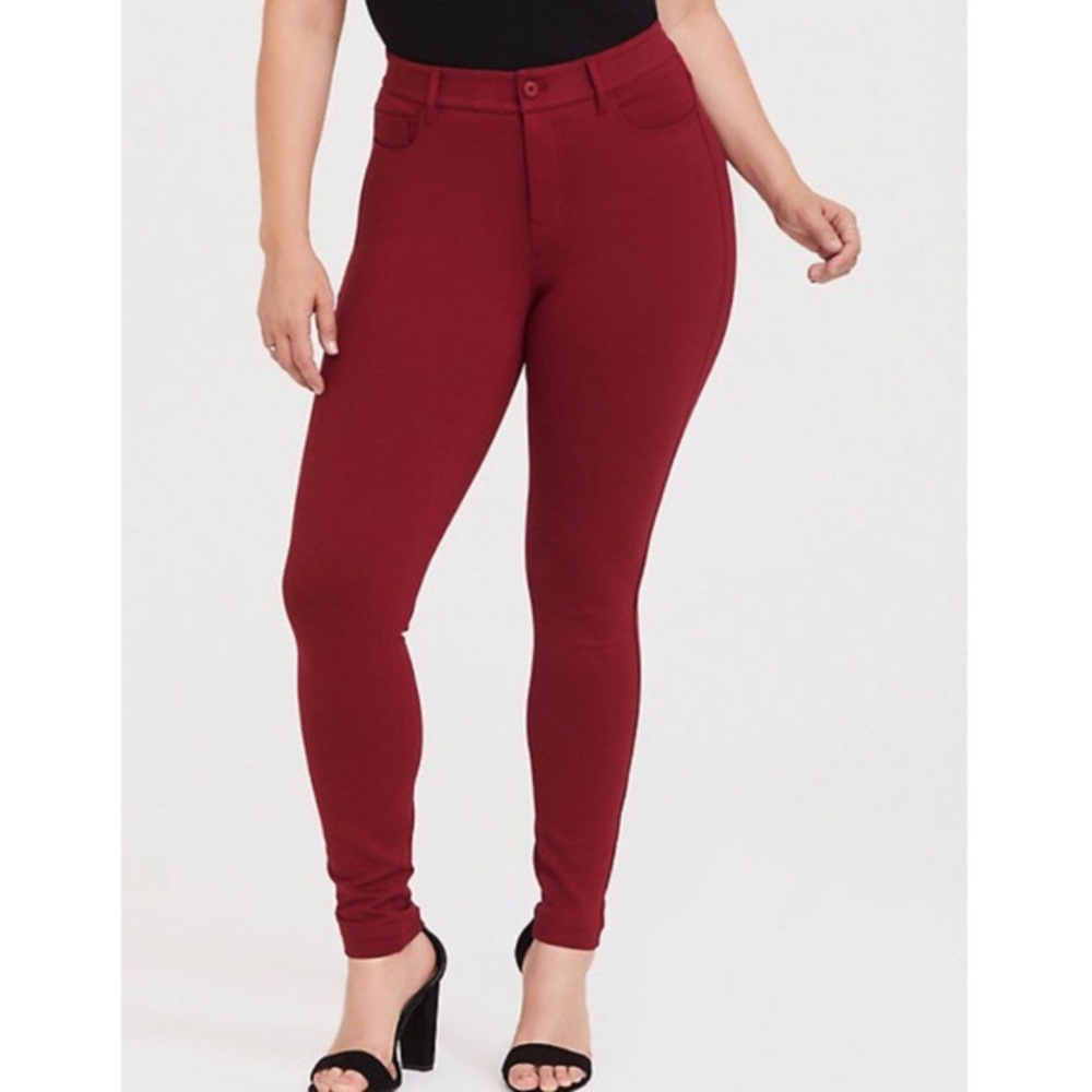 Torrid Red Ponte Pants